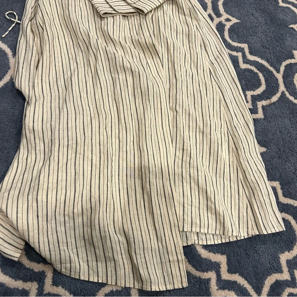 Arket wrap linen striped dress - Picture 10 of 16